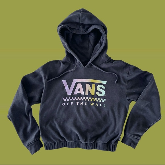VANS Women’s Cropped Sweatshirt - Picture 1 of 3